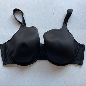 CACIQUE Lightly Lined Black Bra Size 44F